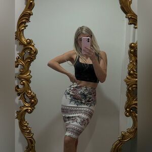 Floral Patterned Skirt